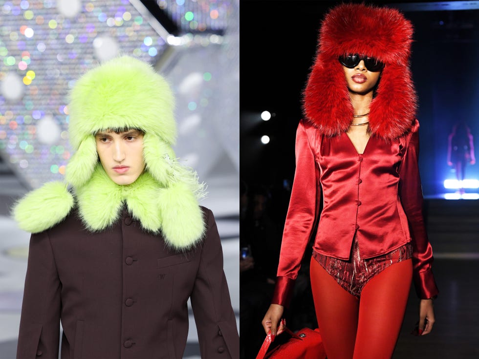 fuzzy trapper hats