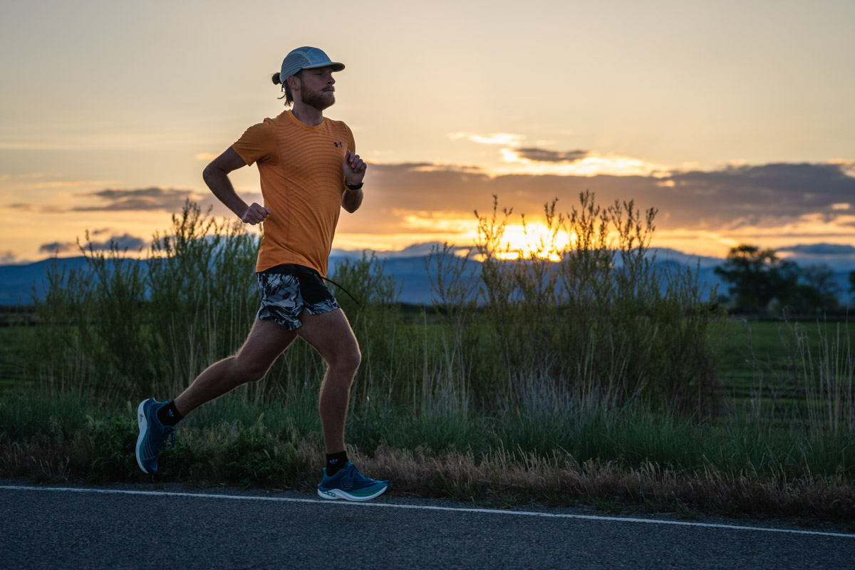 Best Running Hats - running at sunrise