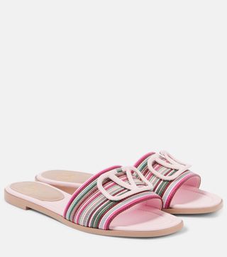 Vlogo Signature Leather Mules