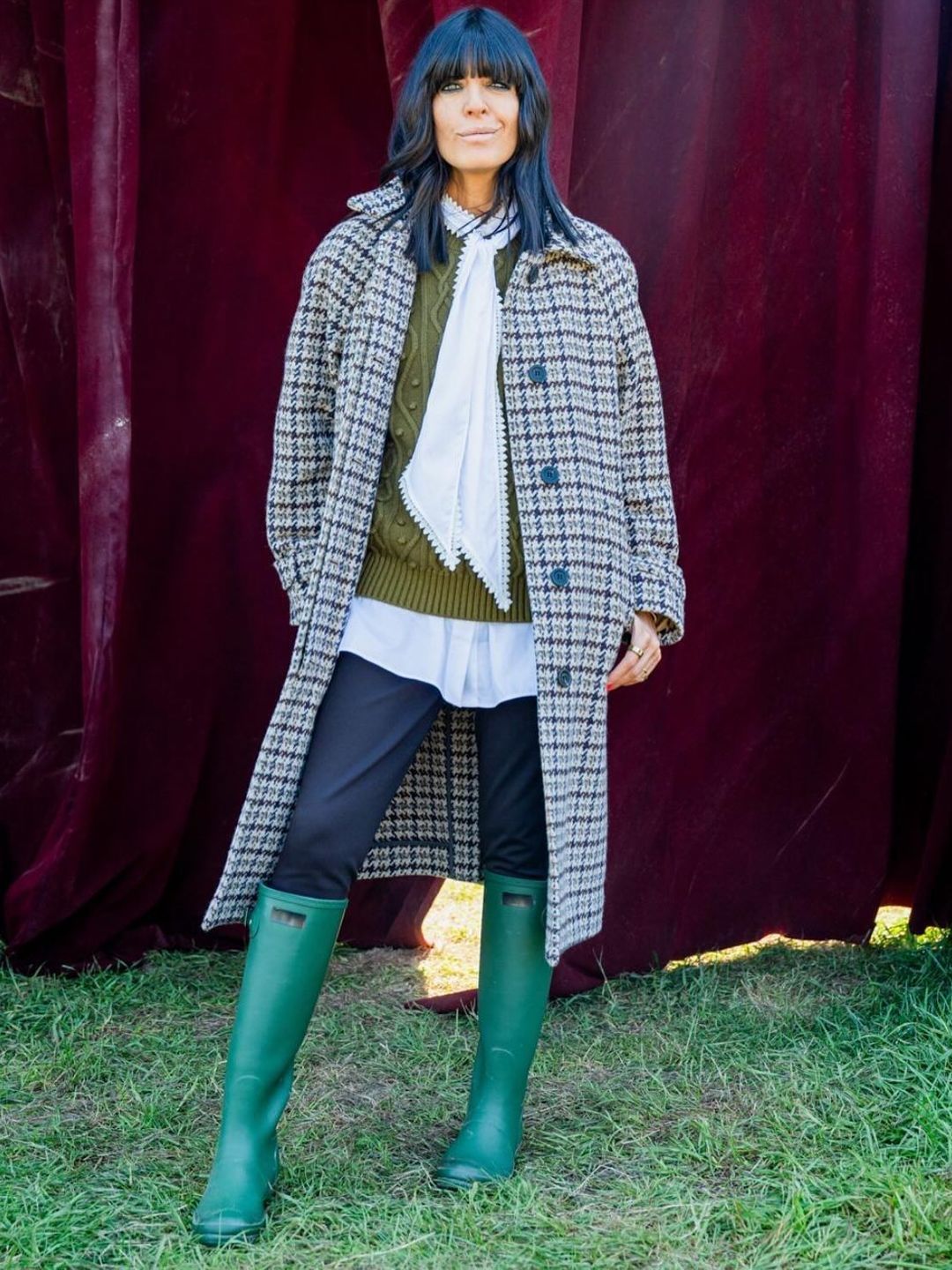 Claudia Winkleman on set of The Traitors Season 3