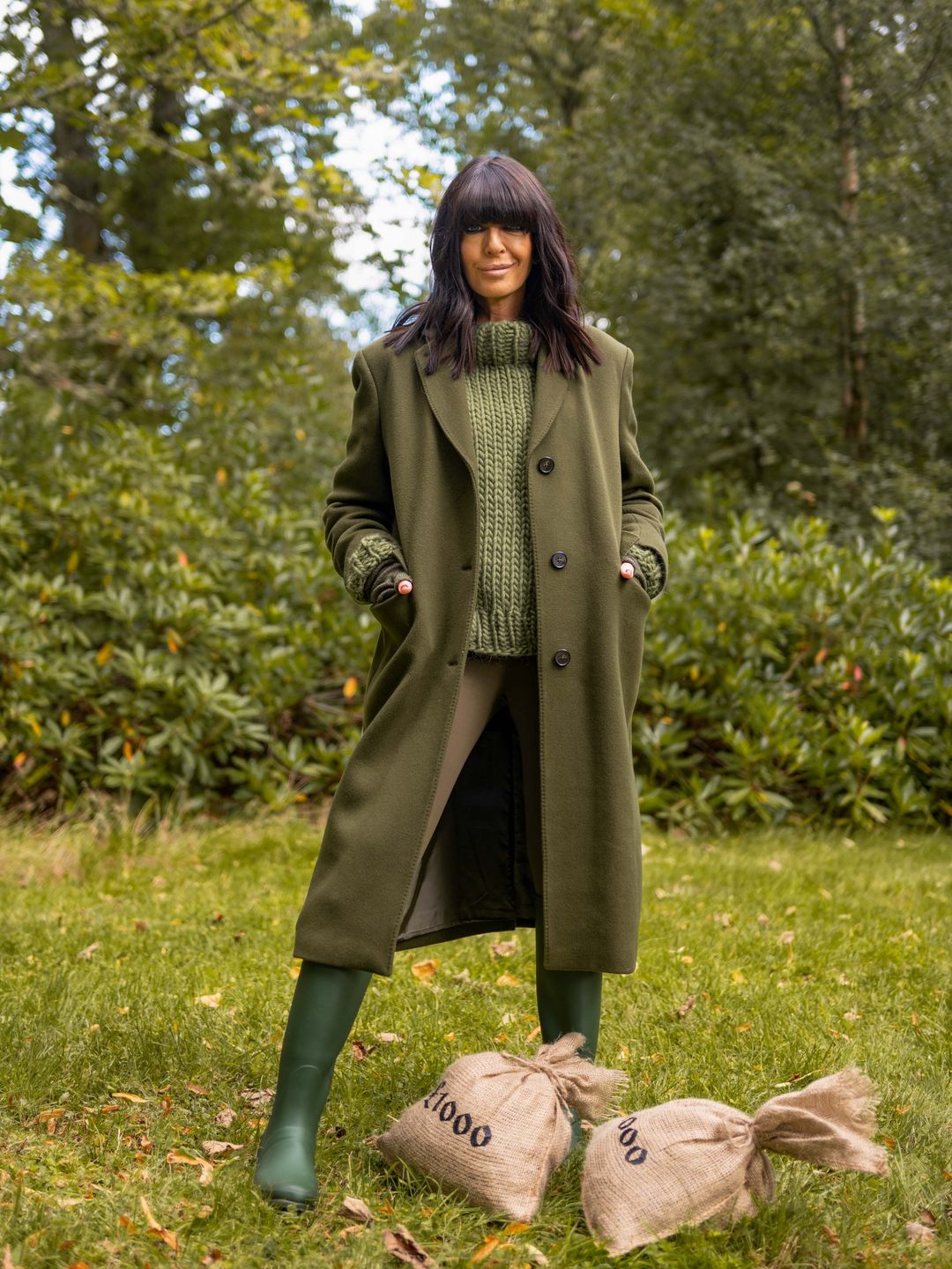 Claudia Winkleman on set of The Traitors Season 2