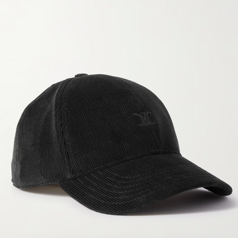 Logo-Embroidered Cotton-Corduroy Baseball Cap