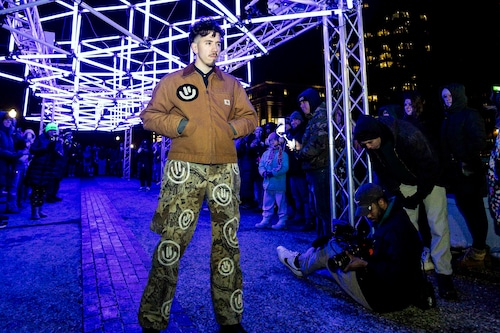 Purely Michigan: Models stun in winter designs at outdoor runway show