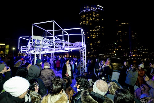 Purely Michigan: Models stun in winter designs at outdoor runway show