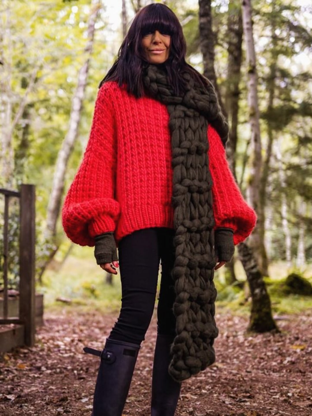 Claudia Winkleman on the set of The Traitors Season 2